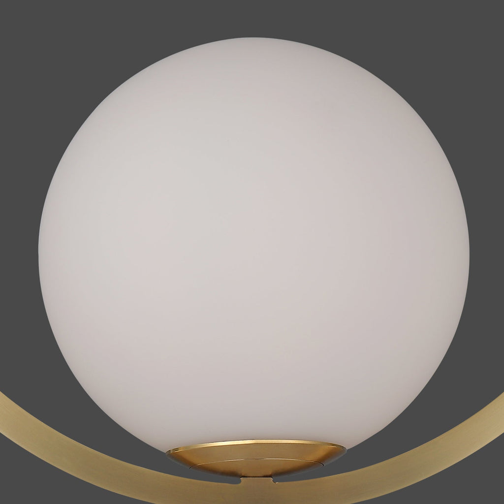 Brass Ring Globe Glass pendant lighting