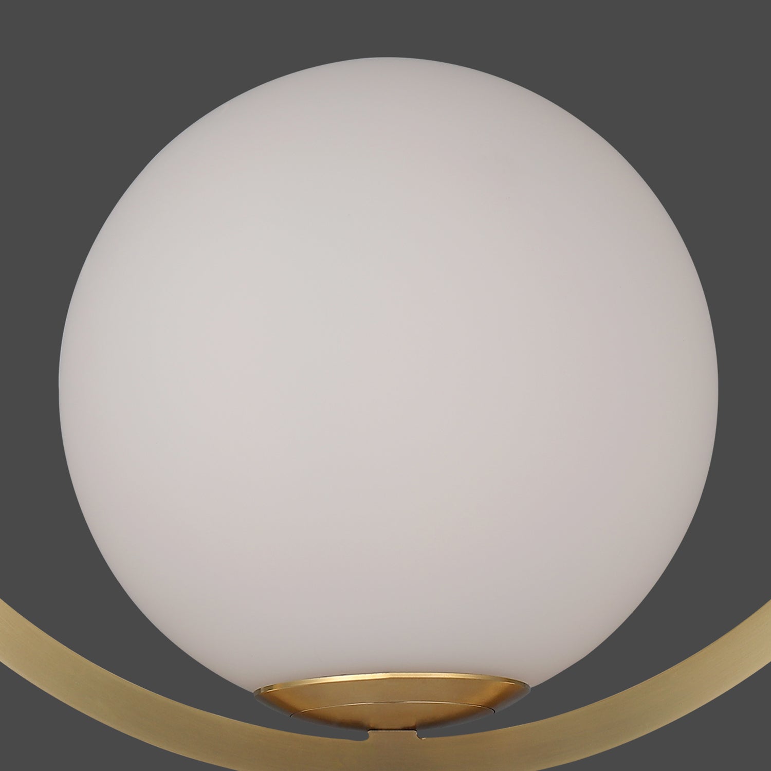 Brass Ring Globe Glass pendant lighting