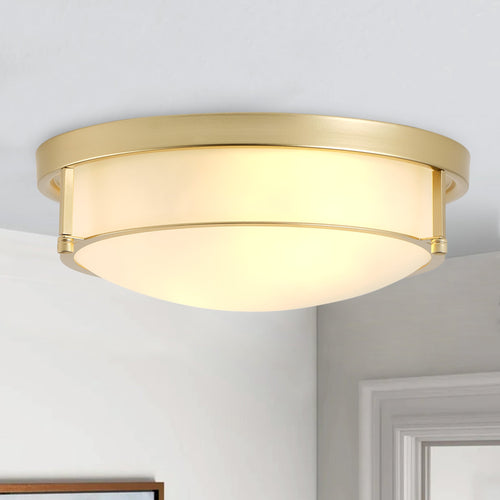 2-Lights Classic Modern Dimmable Flush Mount Lighting