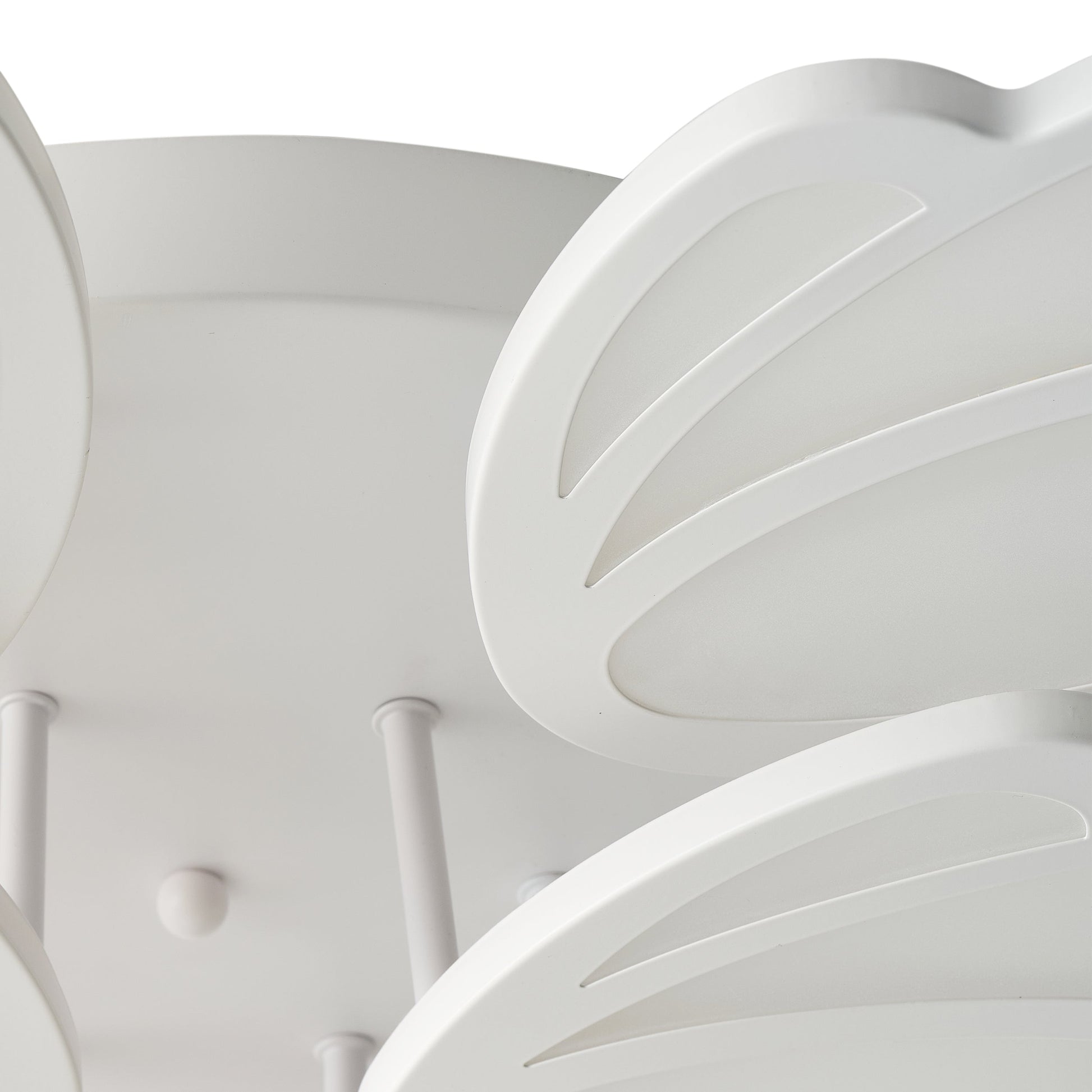 7-Lights Creative Petal Shape LED Semi-Flush Mount Lighting