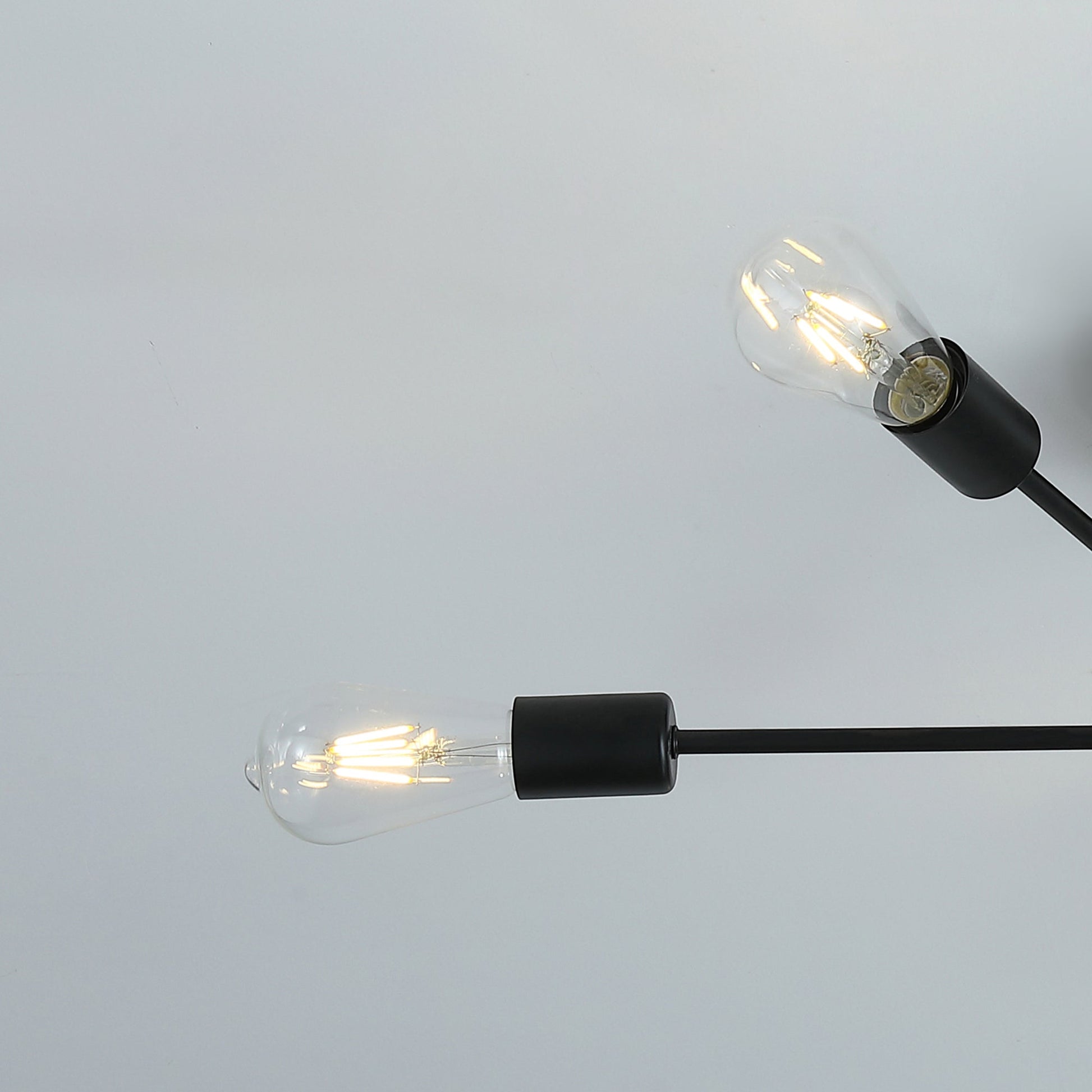 6-Lights Geometric Shape Semi-Flush Mount Lighting