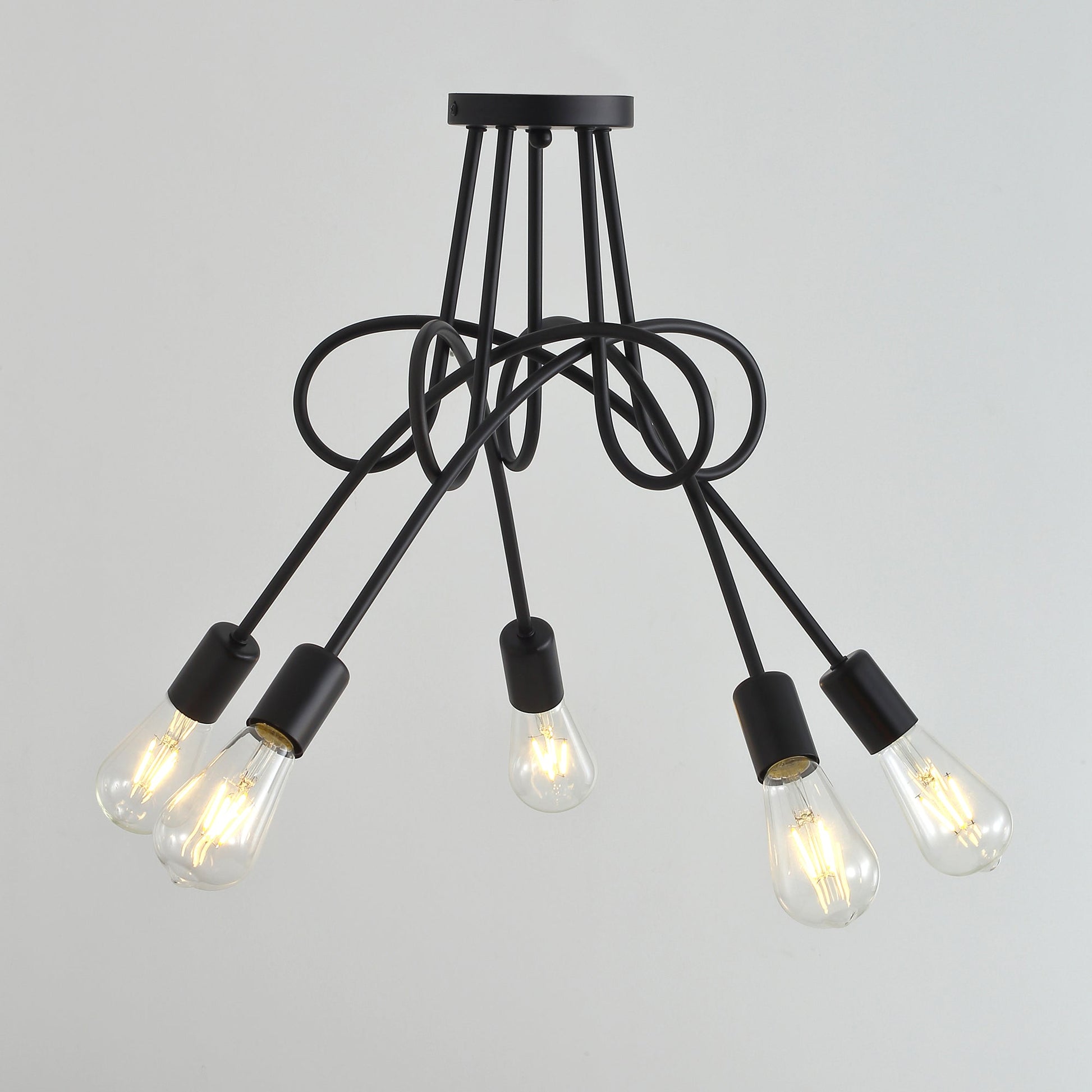6-Lights Creative Semi-flush Mount Lighting