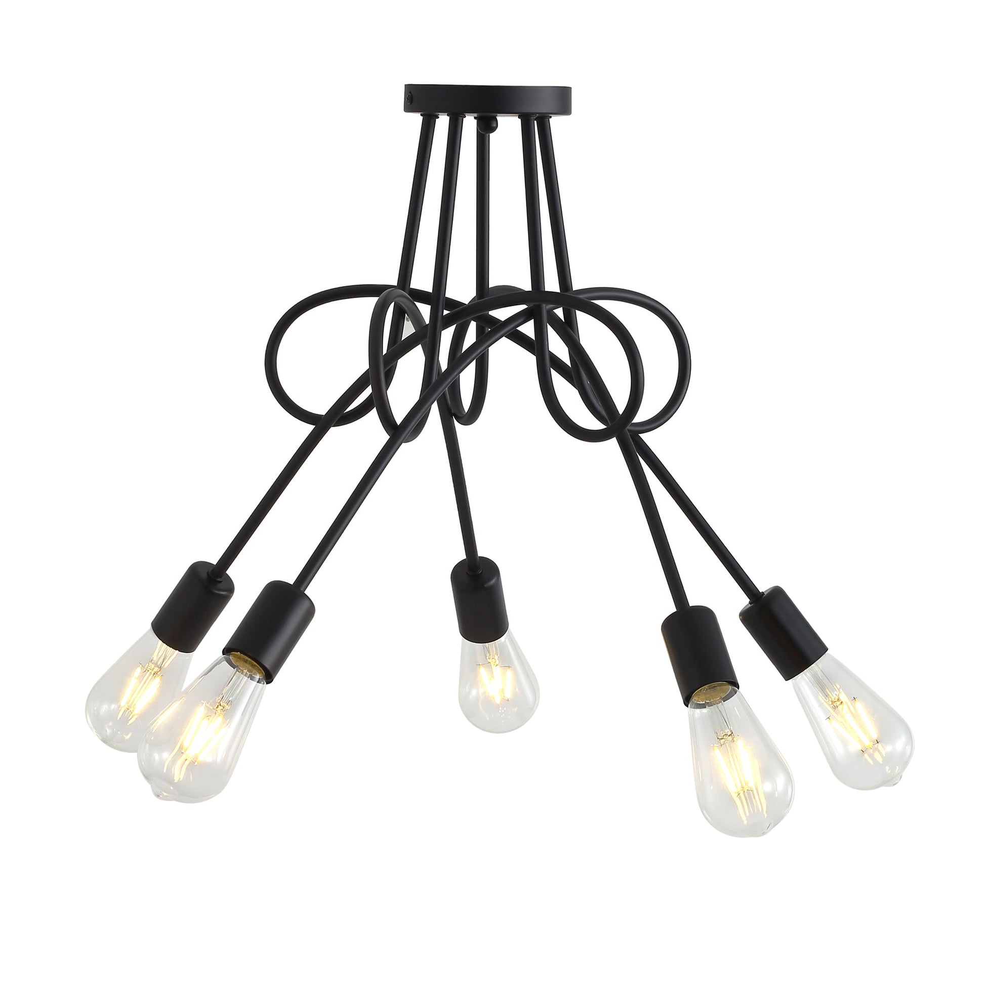 6-Lights Creative Semi-flush Mount Lighting